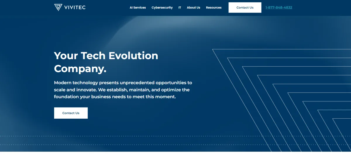 Vivitec Cincinnati cybersecurity MSSP healthcare IT homepage