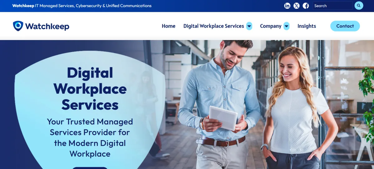 Watchkeep managed IT services law firms Reading Philadelphia homepage