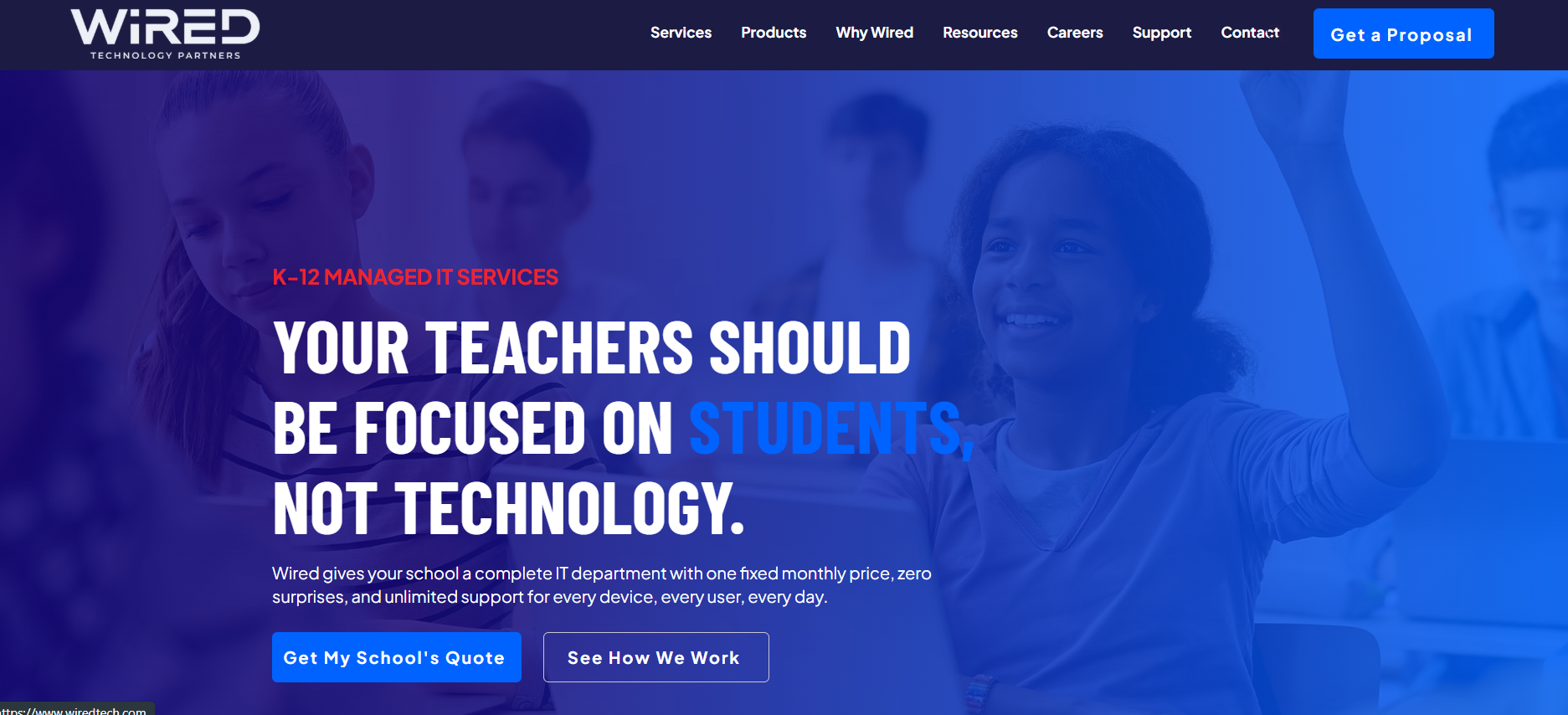 WIRED! Technology Partners managed IT services in Little Rock, AR &mdash; homepage