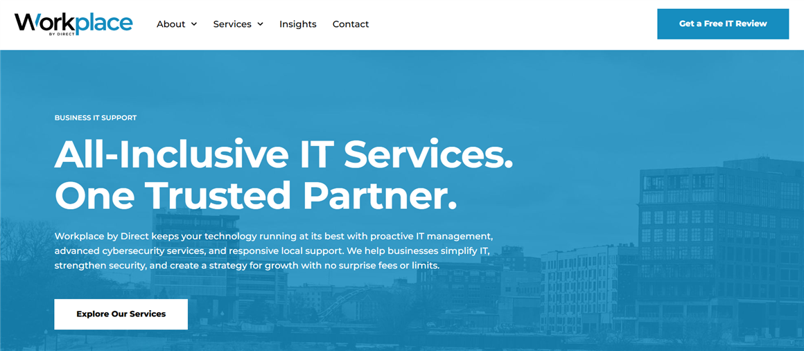 Workplace by Direct managed IT in Sioux Falls &mdash; homepage
