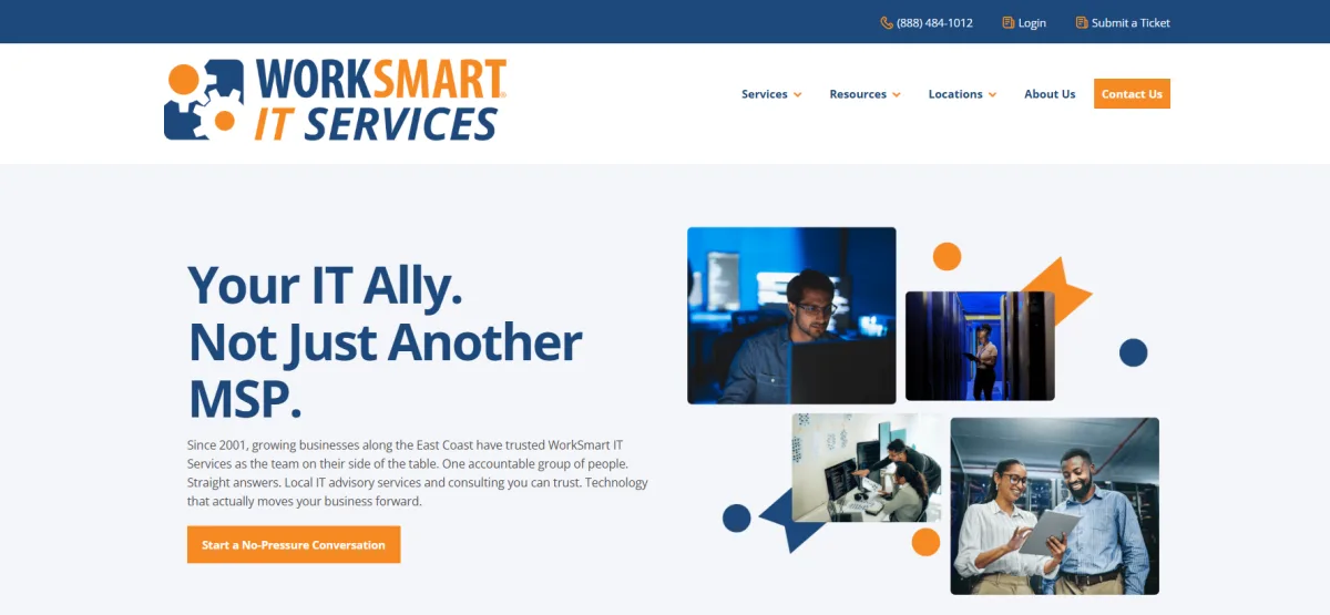 WorkSmart managed IT services Durham NC — homepage