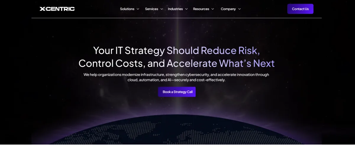 X-Centric IT Solutions managed IT for financial services in Milwaukee homepage