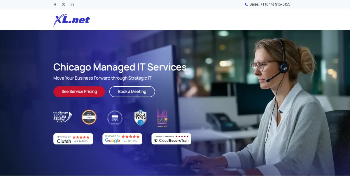 XL.net managed IT for Milwaukee law firms homepage