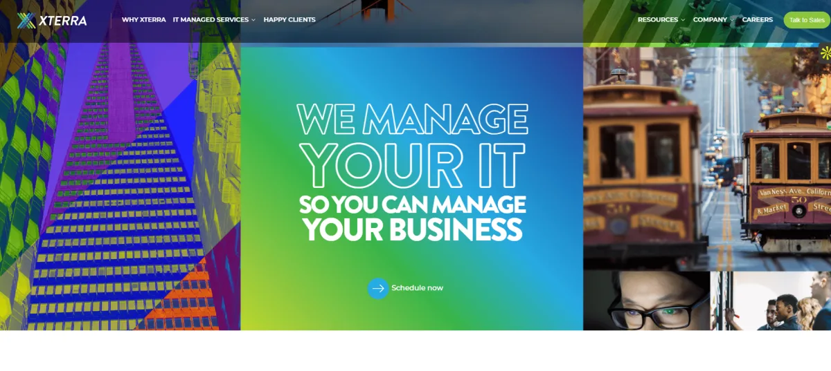 Xterra Solutions downtown San Francisco legal IT services homepage