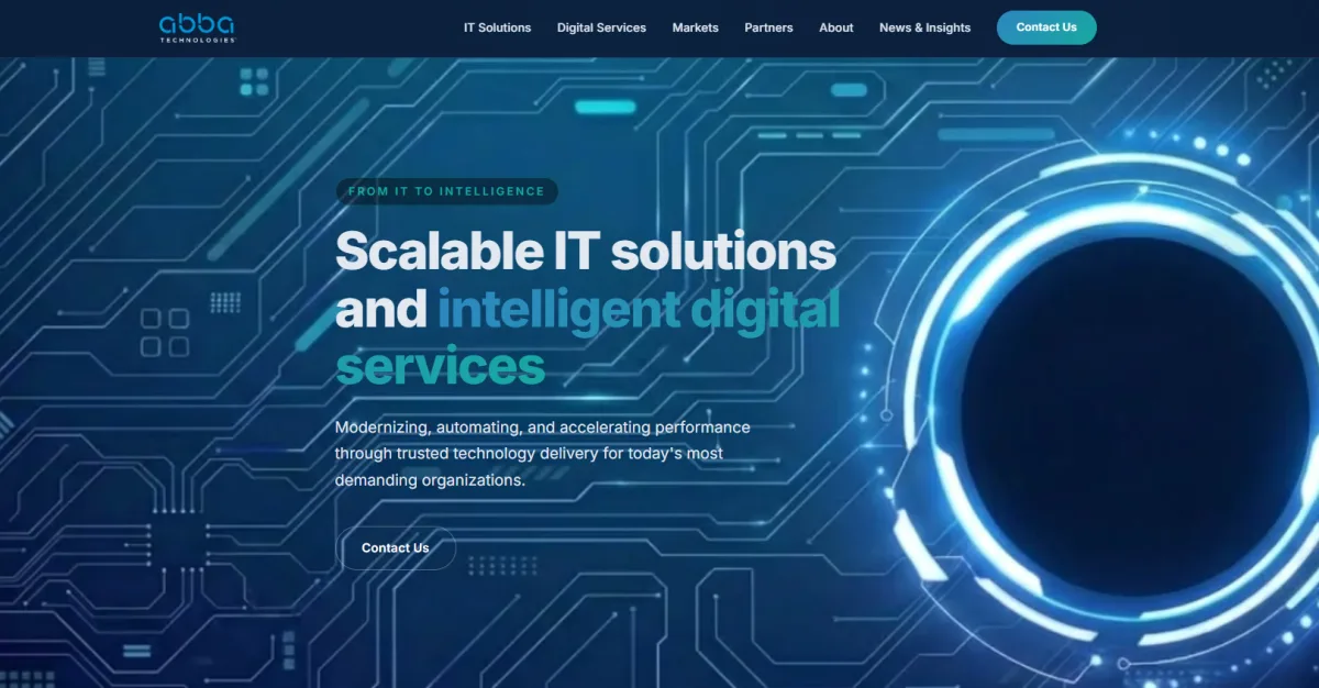 Abba Technologies managed IT CMMC compliance Albuquerque homepage