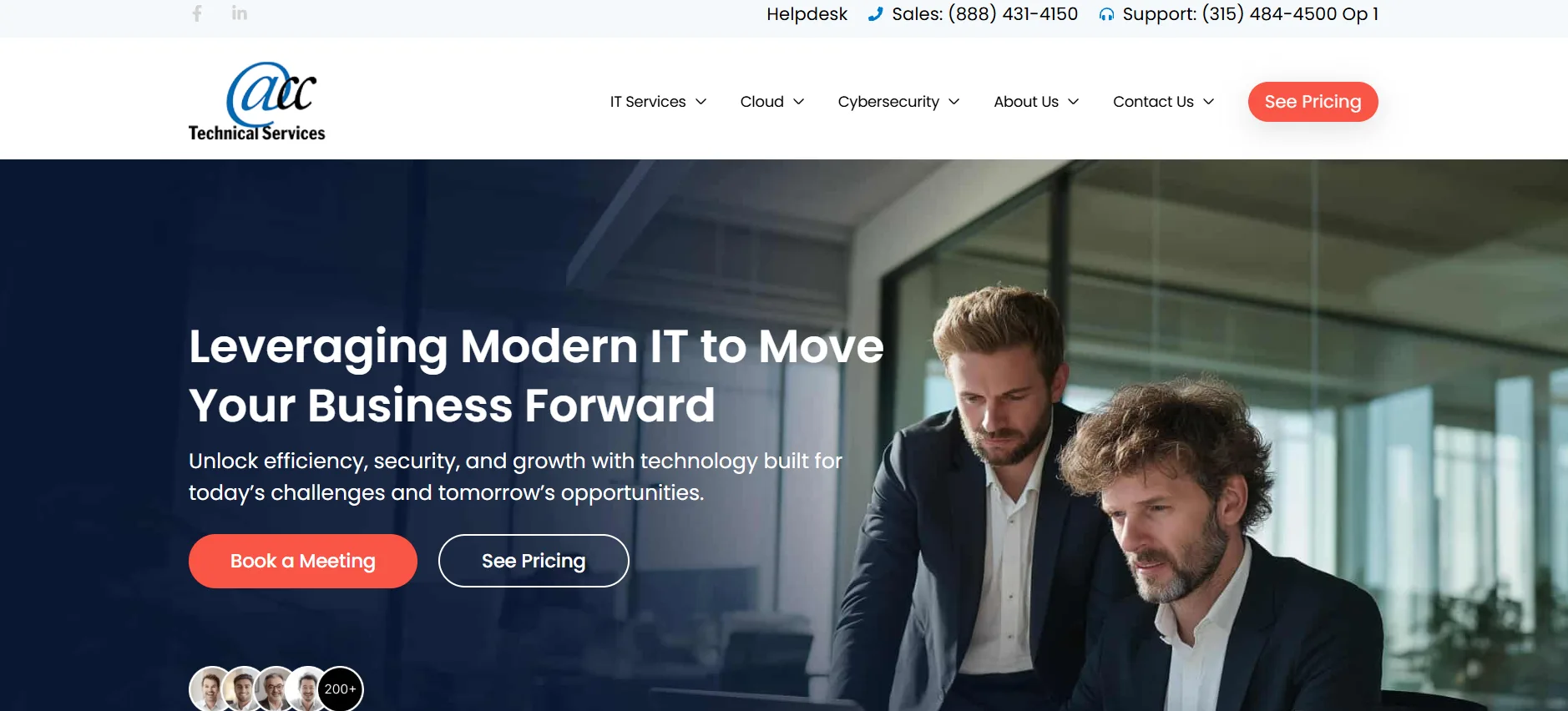 ACC Technical Services managed IT Syracuse NY homepage