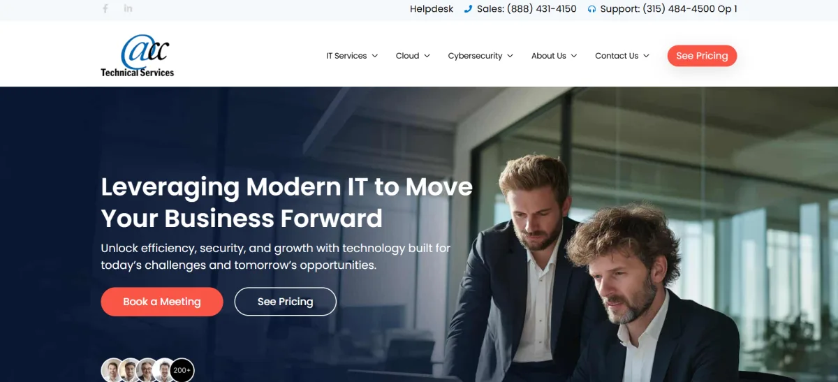 ACC Technical Services Syracuse NY compliance-first managed IT — homepage