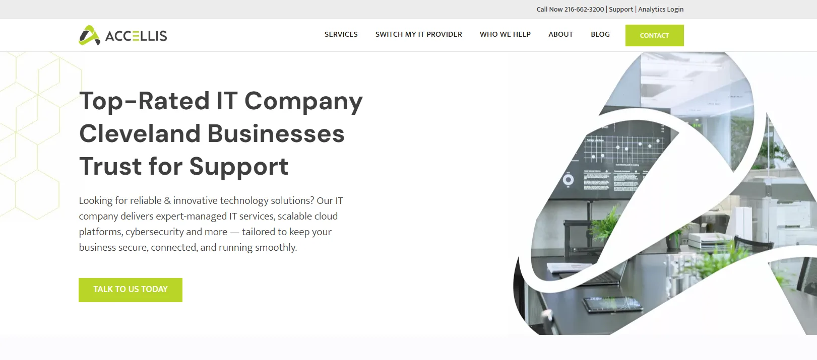 Accellis Technology Group legal IT Akron homepage