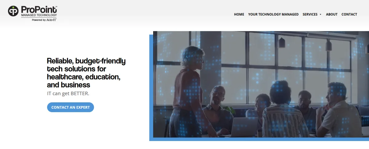 Agil IT healthcare IT services Dayton Ohio homepage