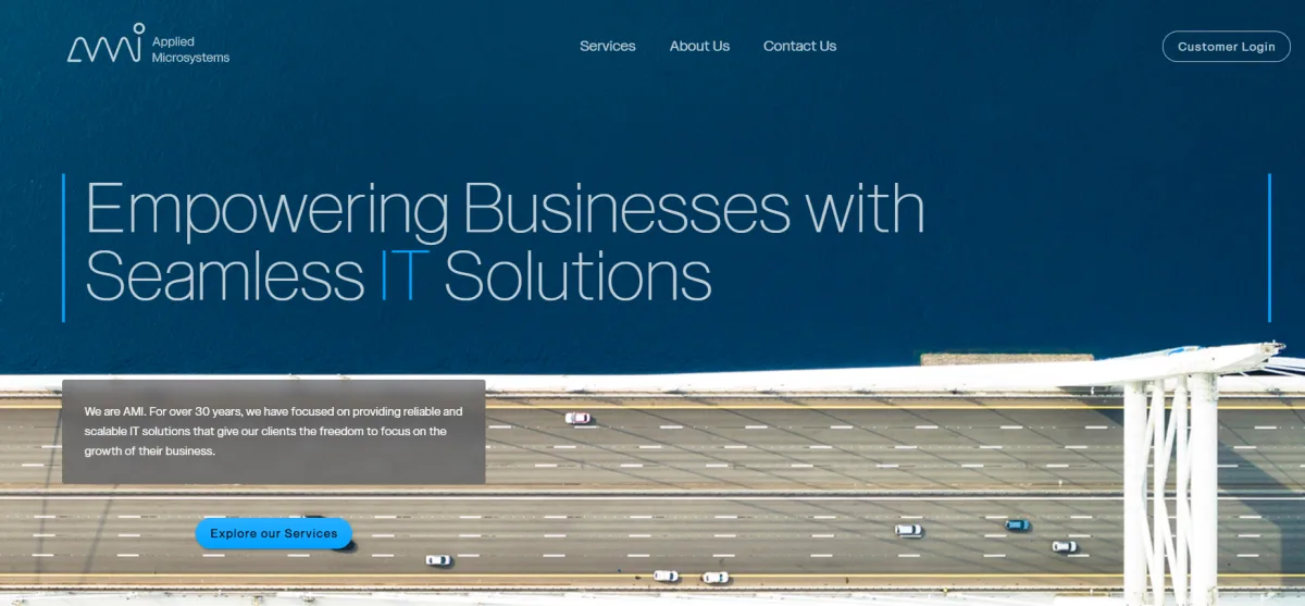 Applied Microsystems managed IT Anchorage Alaska homepage