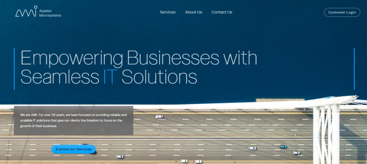 Applied Microsystems managed IT services Anchorage Alaska homepage