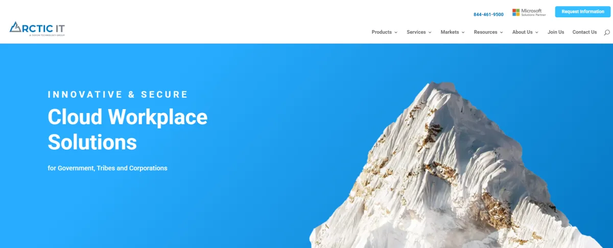 Arctic IT cloud managed services Anchorage Alaska homepage