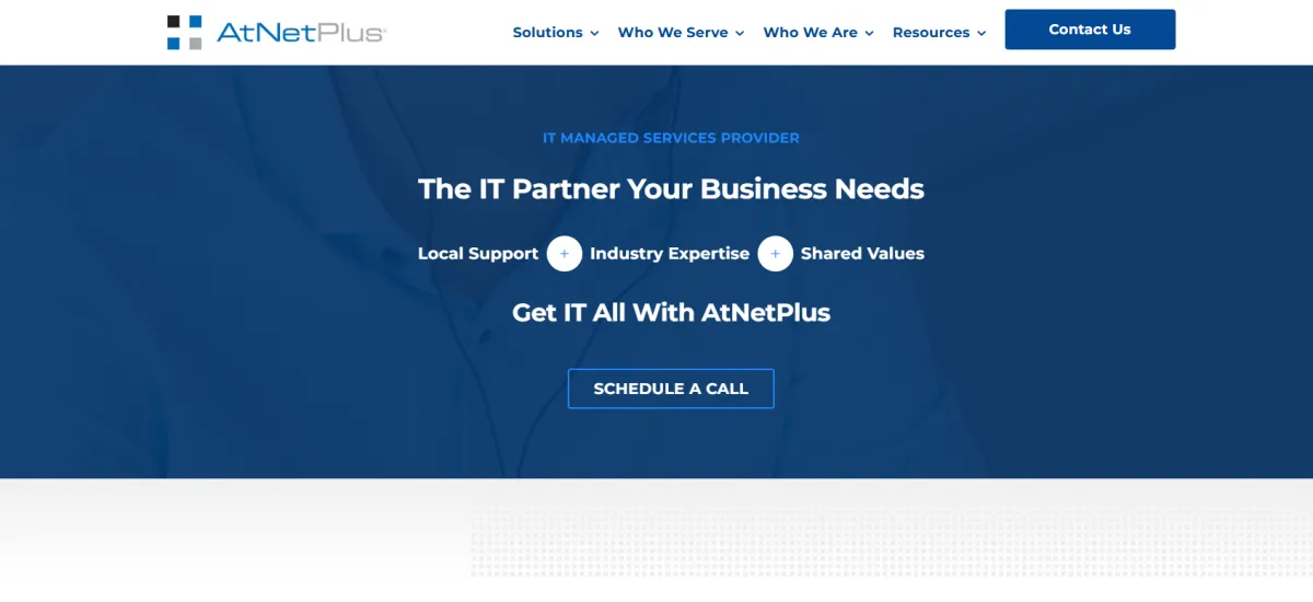 AtNetPlus managed IT services for healthcare in Akron homepage