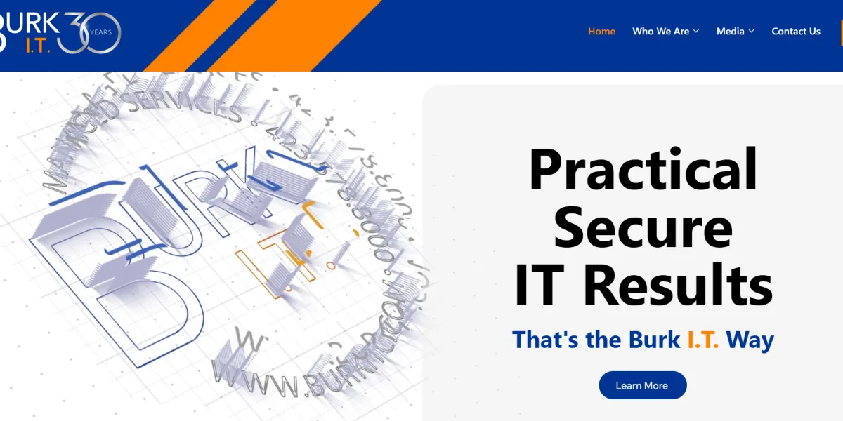 Burk I.T. Consulting managed IT services for financial institutions East Tennessee — homepage