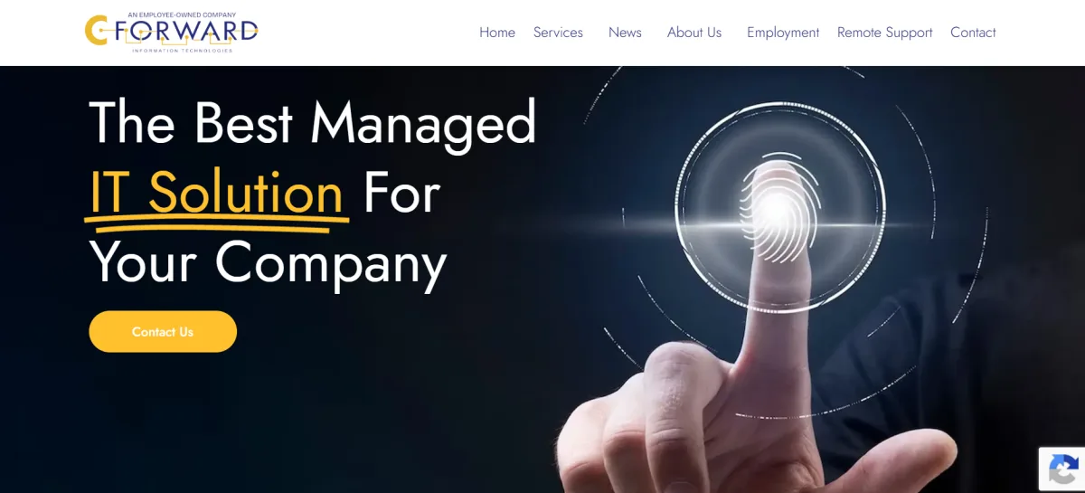 C-Forward managed IT higher education Lexington Kentucky homepage