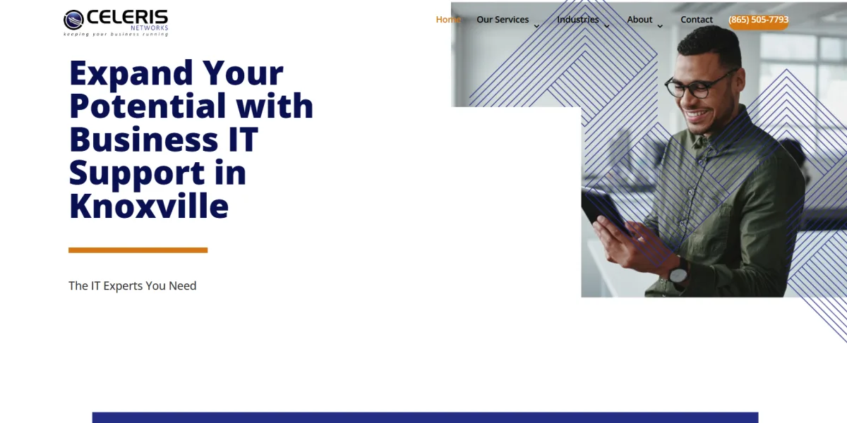 Celeris Networks business IT support and accounting firm IT Knoxville, TN — homepage