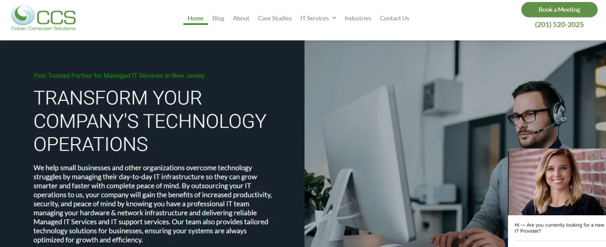 Coban Computer Solutions managed IT Midland Park NJ homepage