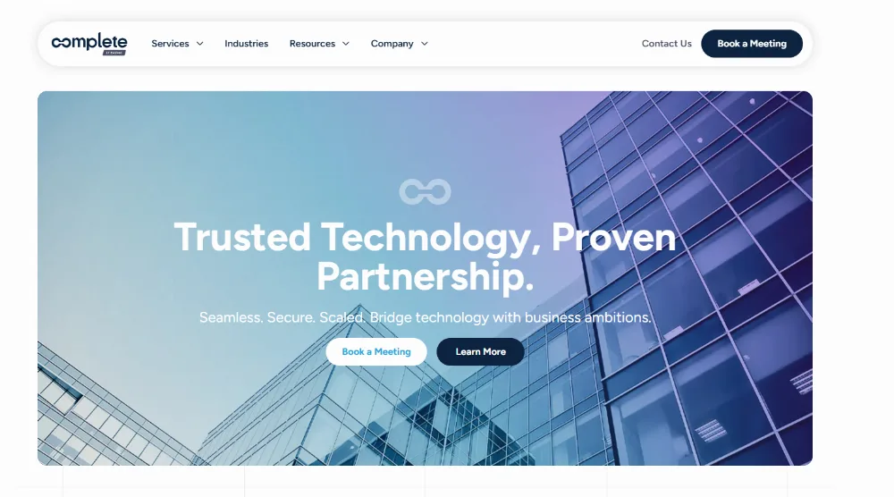Complete Network managed IT services Albany NY homepage