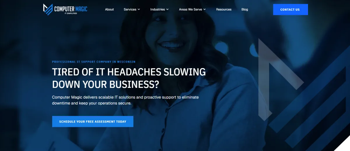 Computer Magic IT support Madison WI homepage