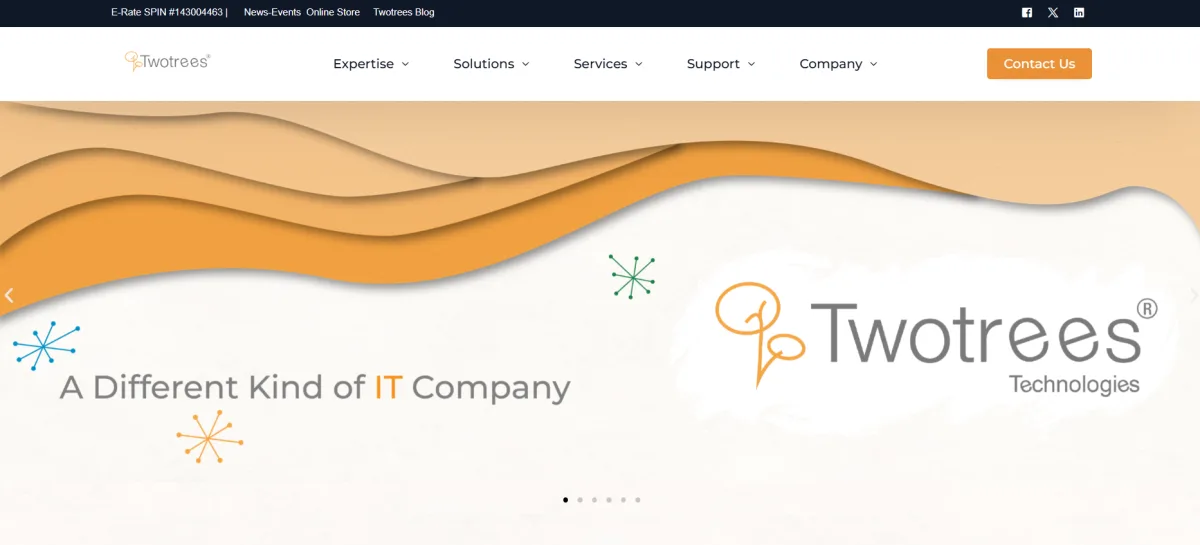 Connecting Point (Twotrees Technologies) Sioux Falls managed IT homepage