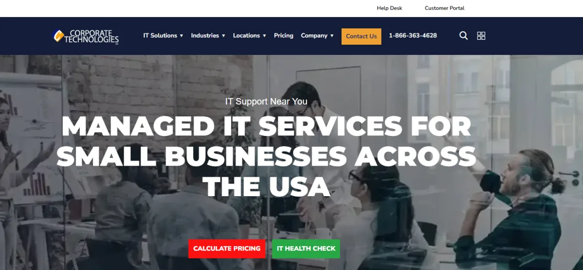Corporate Technologies managed service provider professional services Rio Rancho NM — homepage