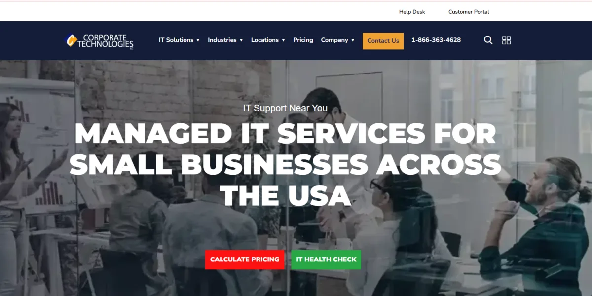 Corporate Technologies managed IT services Rio Rancho NM homepage