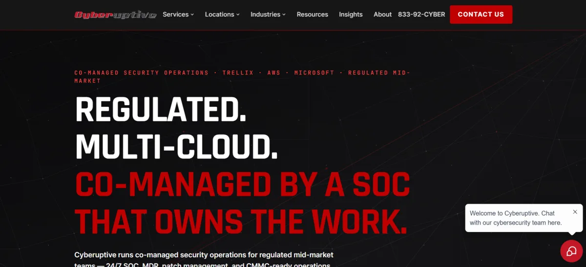 Cyberuptive HI Tech Hui managed security services Honolulu Hawaii homepage