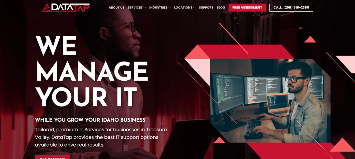 DataTap Technologies agriculture IT Boise Idaho homepage