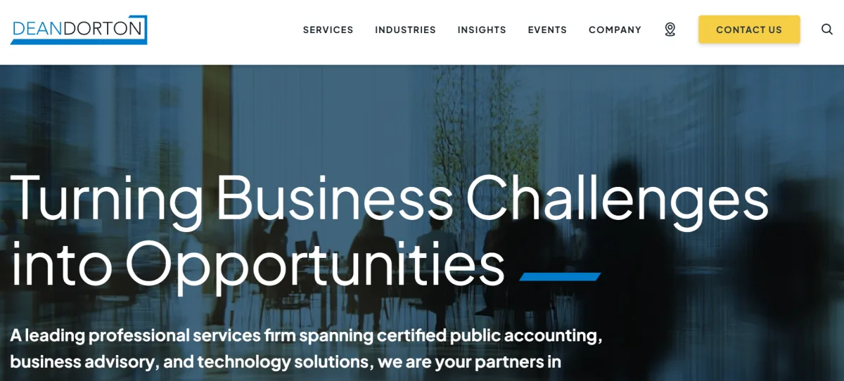 Dean Dorton IT audit and compliance higher education Lexington Kentucky homepage