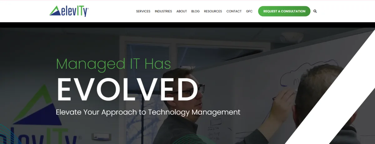 Elevity managed IT services Madison WI accounting financial services homepage