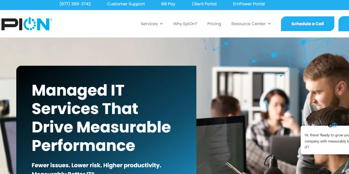 EpiOn managed IT services across Nashville, Knoxville, and Chattanooga — homepage