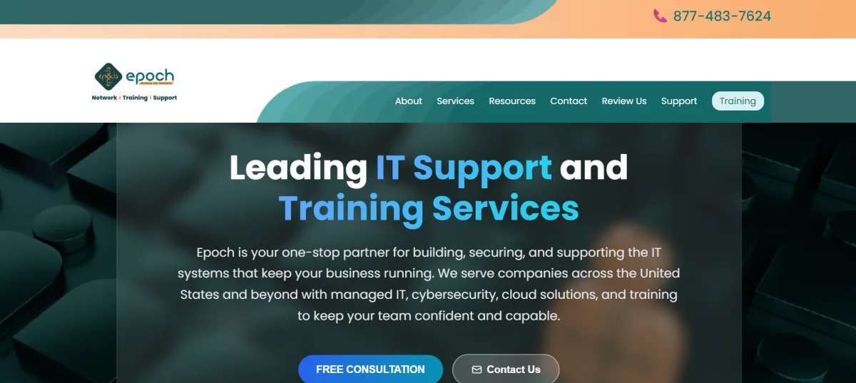 Epoch IT managed IT Allentown PA - homepage