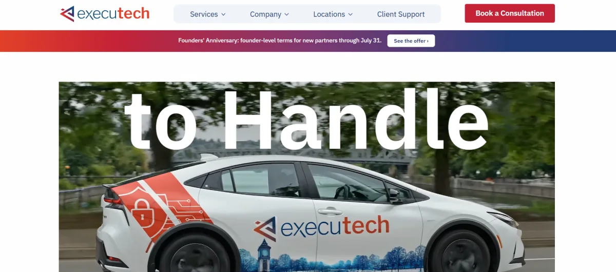 Executech managed IT for agriculture and food production in Spokane homepage