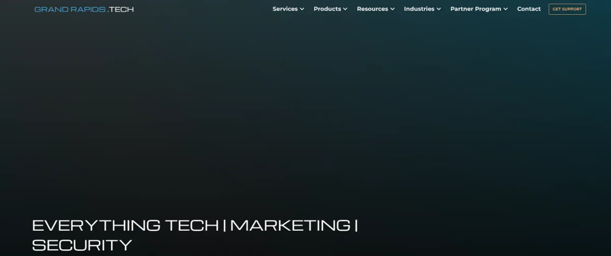 Grand Rapids Tech managed IT and cybersecurity Grand Rapids homepage