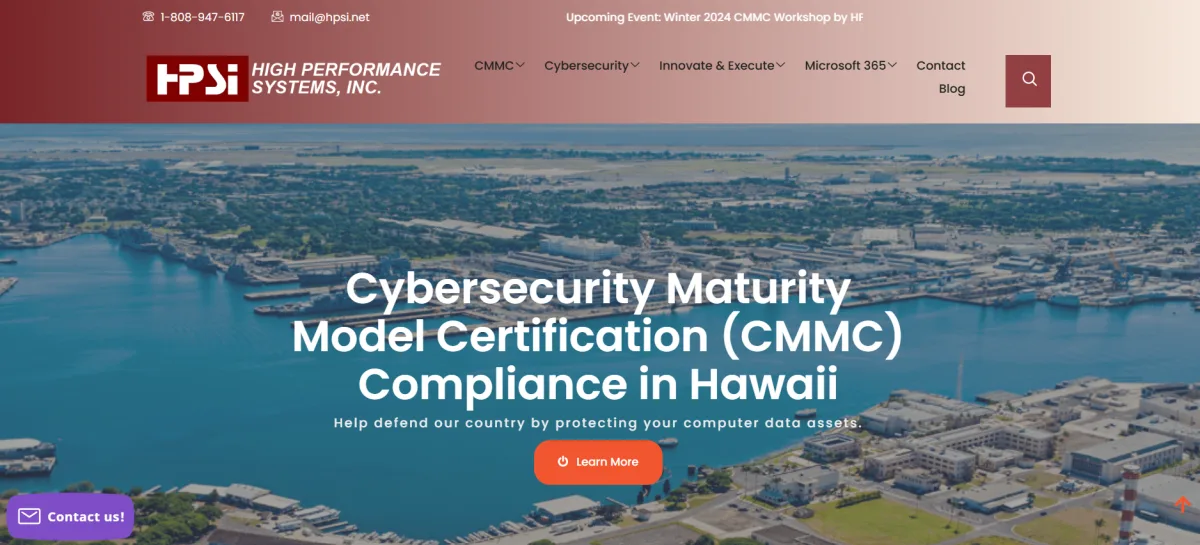 High Performance Systems Inc HPSi Microsoft certified IT Honolulu homepage