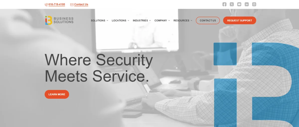 i3 Business Solutions Grand Rapids managed IT homepage