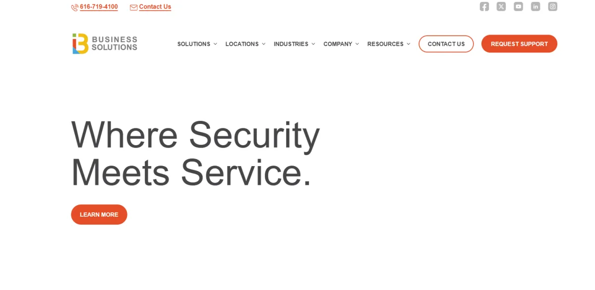 i3 Business Solutions managed IT services Grand Rapids homepage