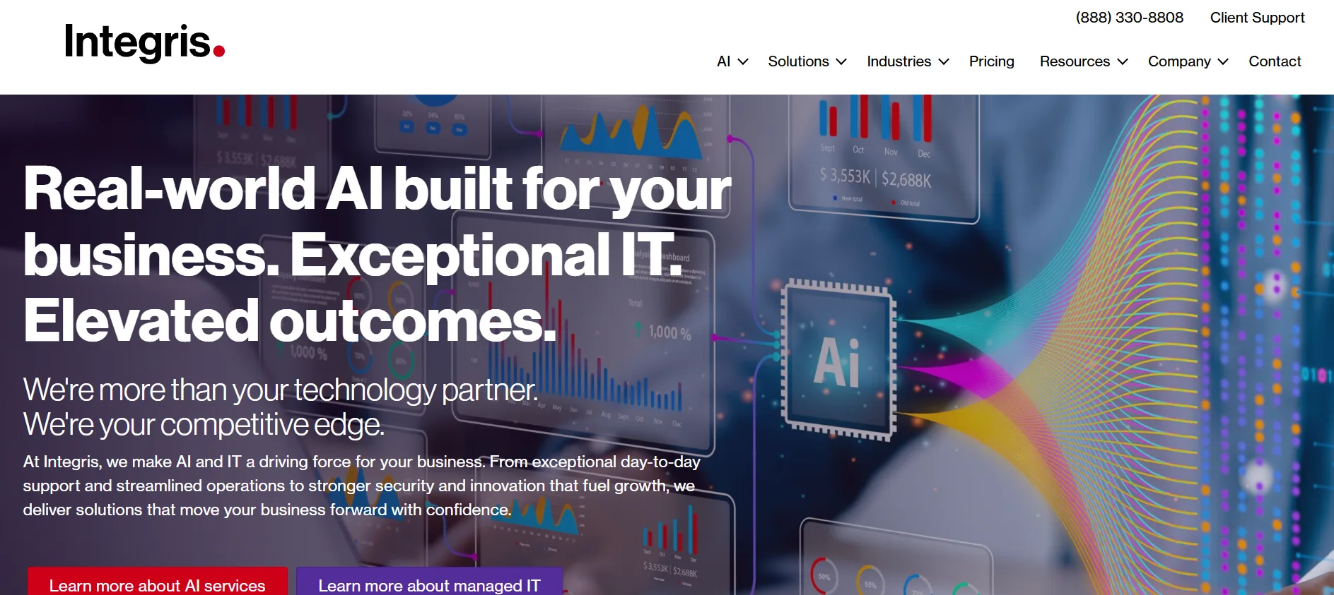 Integris IT managed IT services Wichita KS homepage
