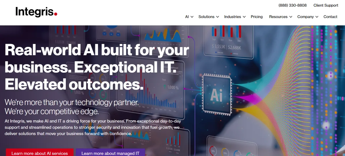 Integris managed IT services for professional services firms in Wichita KS homepage