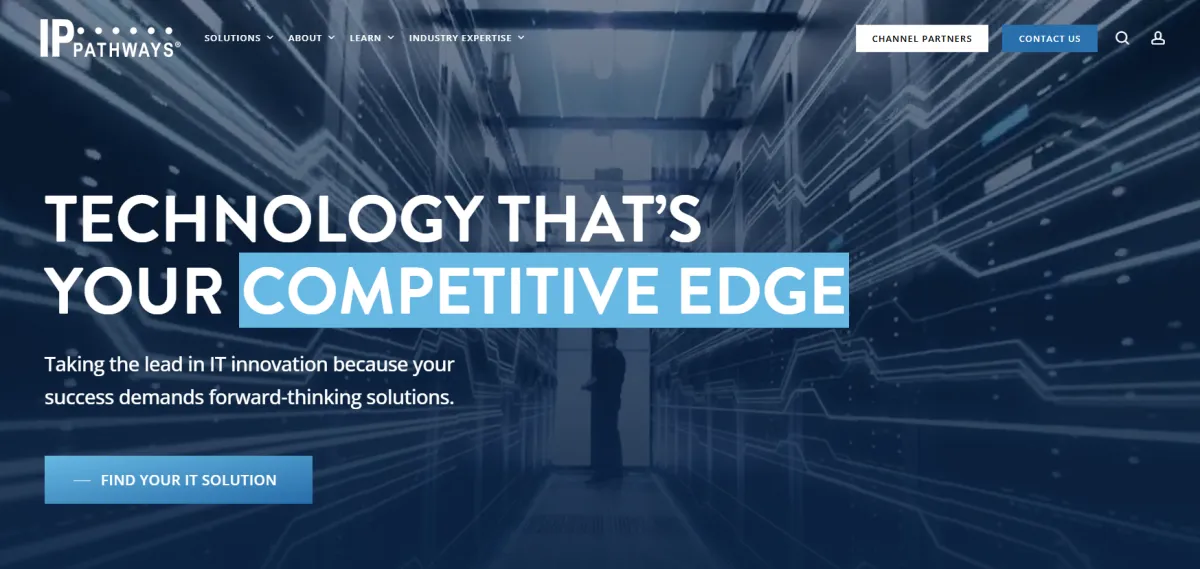 IP Pathways Urbandale Iowa data center managed IT homepage