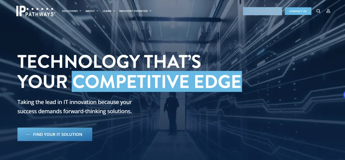 IP Pathways managed IT services Des Moines Iowa homepage