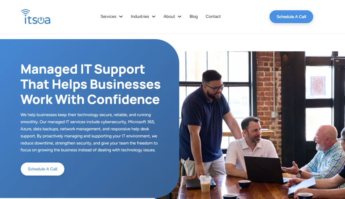 IT Services of Augusta managed IT homepage