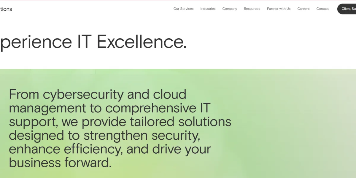 IT Solutions managed IT services Albuquerque NM homepage