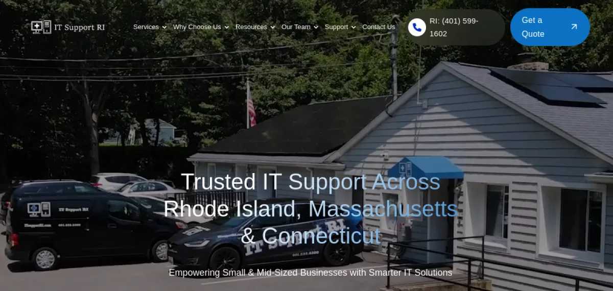 IT Support RI trusted IT support across Rhode Island homepage