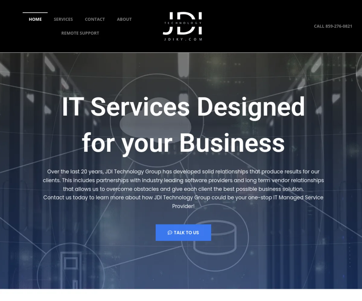 JDI Technology Group Lexington KY IT services designed for your business homepage