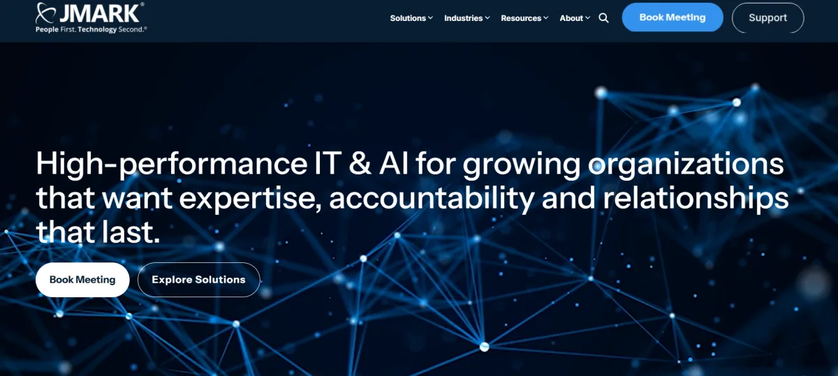JMARK managed IT services Springfield Missouri homepage