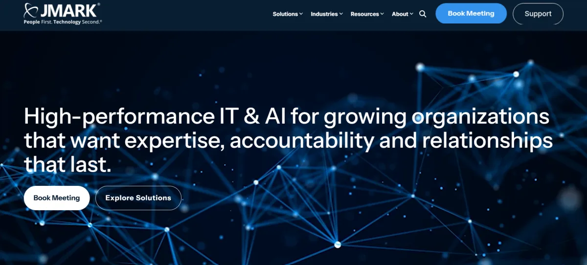 JMARK managed IT services Springfield Missouri homepage