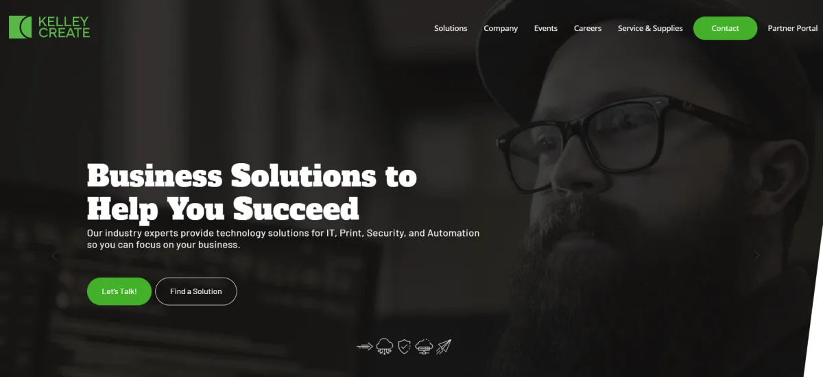 Kelley Create Billings Montana document management IT services homepage