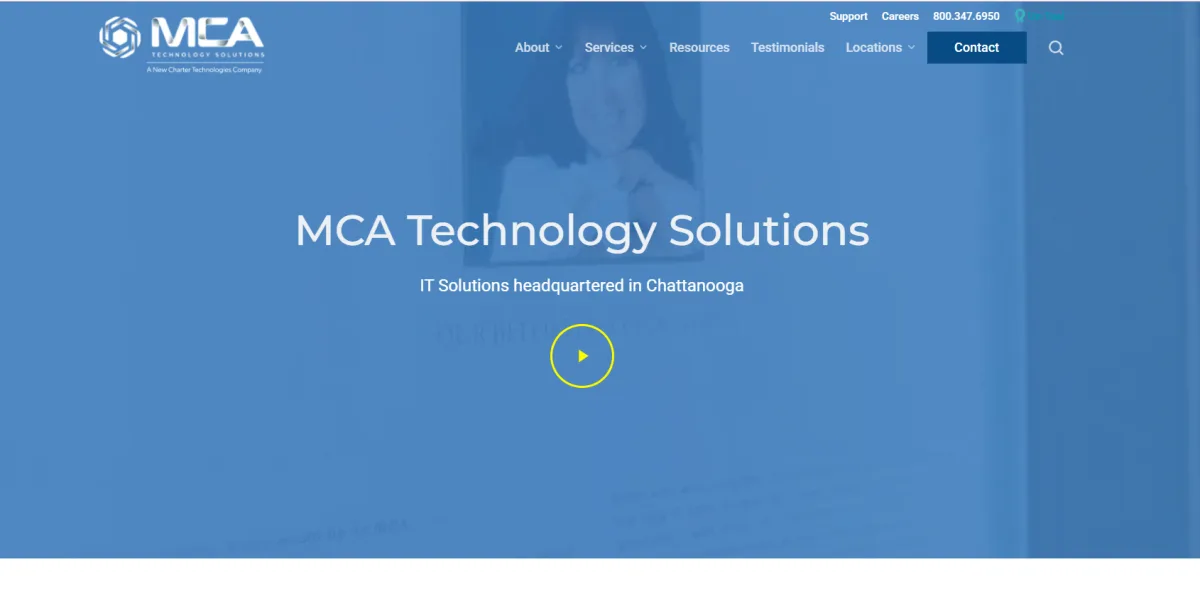 MCA Technology Solutions a New Charter Technologies company Chattanooga homepage