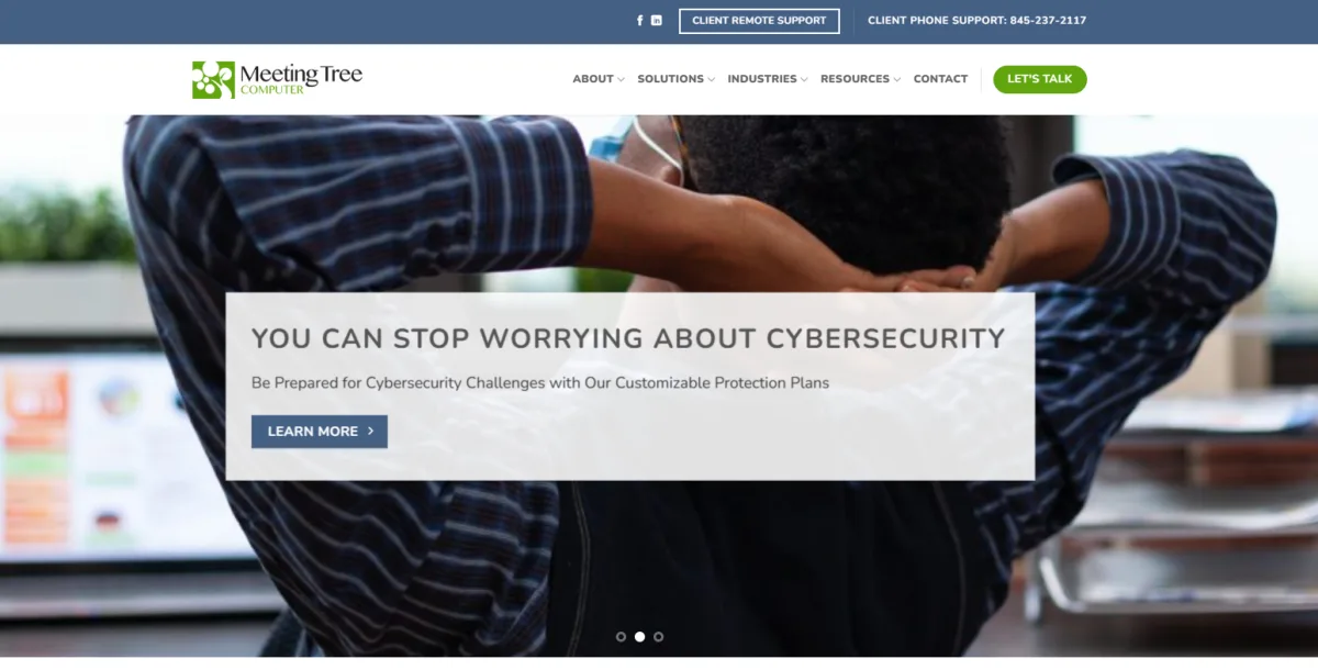 Meeting Tree Computer HIPAA-documented managed IT Salisbury Mills serving Rockland County NY homepage